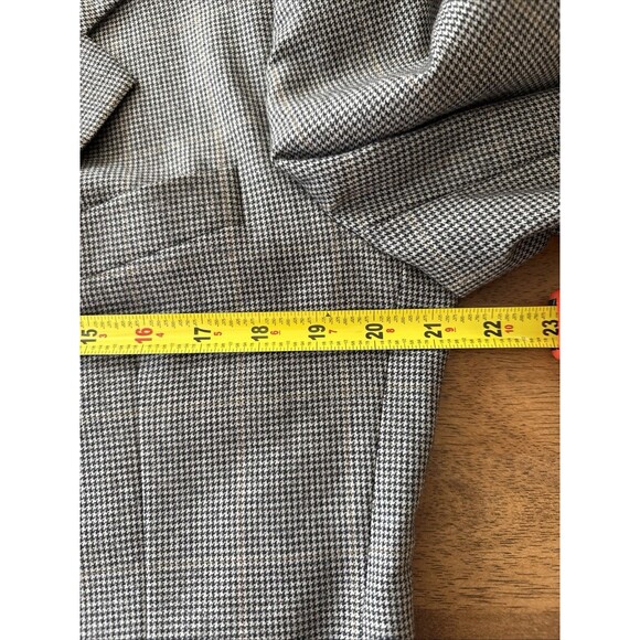 Hickey Freeman Diplomat Sample Sport Coat 40LG Houndstooth Wool Blazer USA Made - Picture 15 of 16